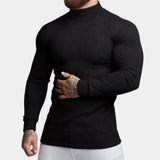 Lässiger pullover für herren – Schwarz