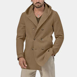 Roderick – luxuriöser herren-wintermantel – Khaki