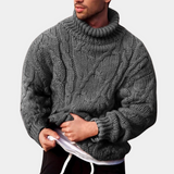 Bequemer pullover für herren – Grau