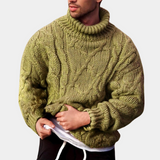 Bequemer pullover für herren – Hellgrün