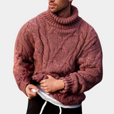 Bequemer pullover für herren – Rot