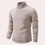 Lässiger und warmer herrenpullover – Beige