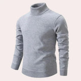 Lässiger und warmer herrenpullover – Grau