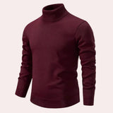 Lässiger und warmer herrenpullover – Rot