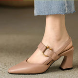 Christina – Elegante Damen Slingback-Pumps – Apricot