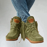 Orina - gepolsterte orthopädische Stiefel – Grün