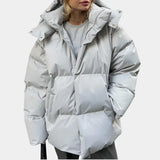 Jeya - bequeme jacke für frauen – Helles Grau