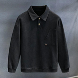 Etienne – klassischer herren-polopullover – Schwarz