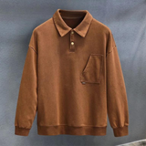 Etienne – klassischer herren-polopullover – Kaffee