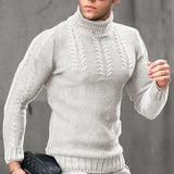 Antoni – stylischer rollkragenpullover für herren – Weiß