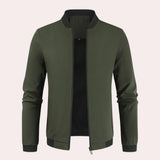 Emeryth – modische windjacke für herren – Armeegrün