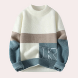 Rainer – moderner warmer pullover für herren – Weiß