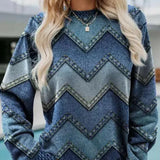 Paula – stylischer und warmer damenpullover – Hellblau