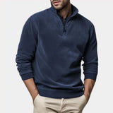 Elvio – raffinierter alltagspullover für herren – Marineblau