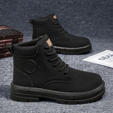 Cosimo – klassische herrenstiefel im vintage-look – Schwarz