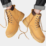 Cosimo – klassische herrenstiefel im vintage-look – Gelb