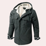 Rio – modische und bequeme herrenjacke – Grau