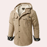 Rio – modische und bequeme herrenjacke – Khaki