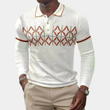 Ernest - langarmshirt für herren – Weiß