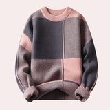 Caspar – trendiger herrenpullover – Rosa