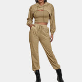 Daciana – elegantes 3-teiliges set für damen – Khaki