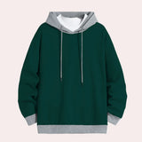 Dimitris – lässiger Herren-Hoodie mit Kordelzug – Grün