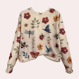 Amira - stylischer pullover für damen – Weiß
