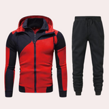 Viorel - modisches 2-teiliges jogginganzug-set für herren – Rot