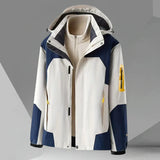 Eirik – praktische herren-windjacke mit kapuze – Weiß