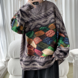Ferke – bequemer gestrickter herrenpullover in lässiger passform – Braun