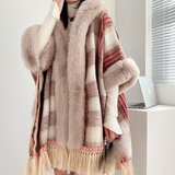 Daniella – weicher und stylischer winterschal für damen – Rot
