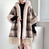 Daniella – weicher und stylischer winterschal für damen – khaki