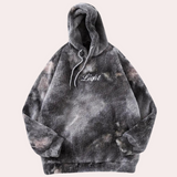 Izidor – bequemer luxus-hoodie für herren – Grau