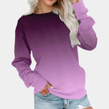 Ivet – trendiger pullover mit farbverlauf für damen – Lila