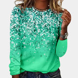 Rositsa – lässiges langarmshirt für damen – Grün