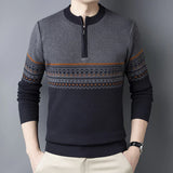 Valentyn – stylischer strickpullover für herren – Grau