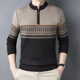 Valentyn – stylischer strickpullover für herren – Khaki