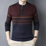 Valentyn – stylischer strickpullover für herren – Rot