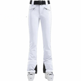 Clara | Wasserdichte Skihose für Damen Slim Fit Winter – Weiß