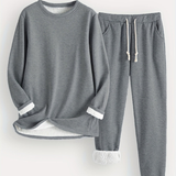 Ayelit – Lounge-Set Mit Langen Ärmeln – Grau