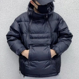 Modische herren-komfortjacke mit steppmuster – Schwarz