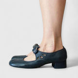 AROHA | Bequeme Sandalen – Marineblau