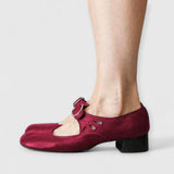 AROHA | Bequeme Sandalen – Rot