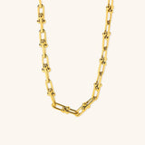 Kaskade Gold Kette Halskette – Gelbgold