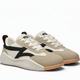 Zelda | Damen Schnür Sneaker Fußgewölbestütze – Komfort Schnürsneaker Stütze 2026 – Weiß & Schwarz