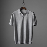 Matteo | Lässiges Poloshirt – Grau