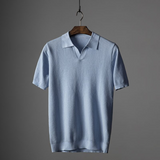 Matteo | Lässiges Poloshirt – Blau