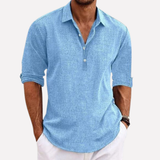Herren-Polohemd – Himmelblau