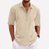 Herren-Polohemd – Beige