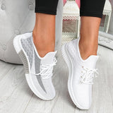 Mesh-sneaker – atmungsaktiv und rutschfest – Weiß